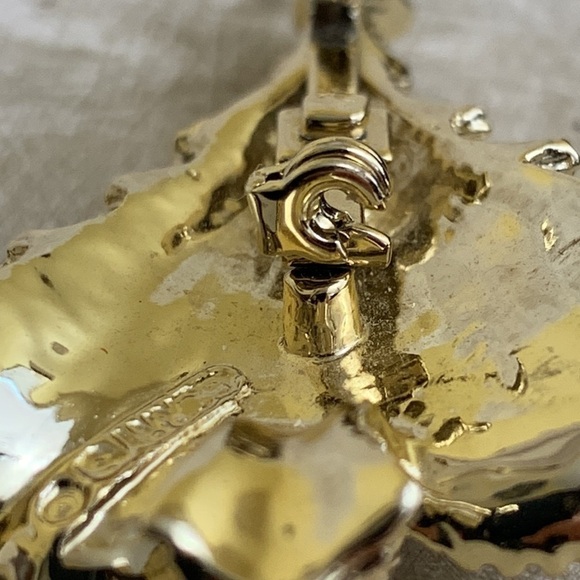 Gerry’s | Vintage Gold Tone Crystal Christmas Tree Brooch Pin - Picture 7 of 16